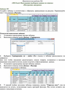 Обложка для материала Табличный процессор Microsoft Excel