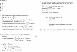 Обложка для материала Application of the first law of thermodynamics to isoprocesses Mark scheme