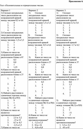 Обложка для материала 1. Дидактический материал. Приложение 6. Вариант 1
