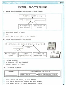 Обложка для материала тест по информатике для  4 кл