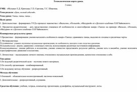 Технолоическая карта урока музыки во 2 классе "Танцы, танцы. танцы"