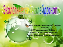 Обложка для материала проект Экологический калейдоскоп