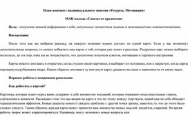 Обложка для материала План-конспект индивидуального занятия «Ресурсы. Мотивация» МАК-колода «Советы от предметов»
