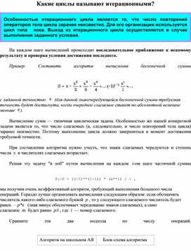 Обложка для материала Какие циклы называют итерационными?