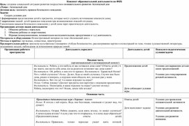 Обложка для материала Конспект образовательной деятельности по ФКБ "Безопасный дом"