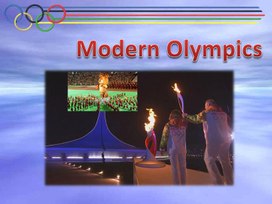 Презентация" Олимпийский Игры"