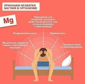 Обложка для материала признаки нехватки магния