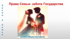 Обложка для материала Права Семьи- забота Государства
