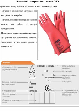Обложка для материала Безопасное электрочество. 10 класс ОБЗР
