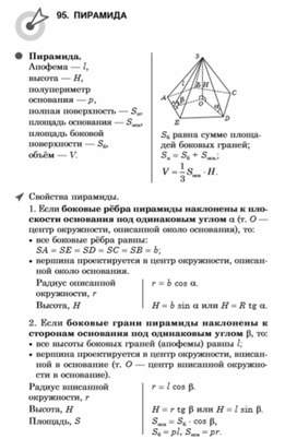 Материал по математике