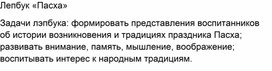 Обложка для материала Лепбук «Пасха»