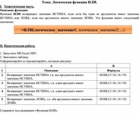 Обложка для материала Табличный процессор Microsoft Excel