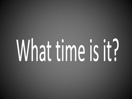 Презентация-разминка по английскому языку по теме "What time is it?" 3 класс