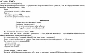 Обложка для материала Внеклассное мероприятие «Страна ЗОЖ»