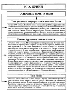 Обложка для материала Материал к урокам по русской литературе