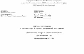 Обложка для материала Дополнительное образование "Дружина Юных Пожарных"