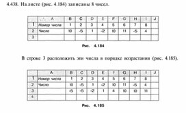 Материал по информатике задание и упражнения по Excel