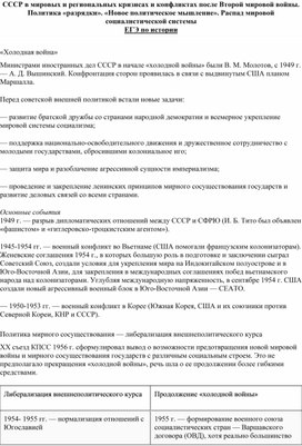 Обложка для материала СССР после Второй мировой войны