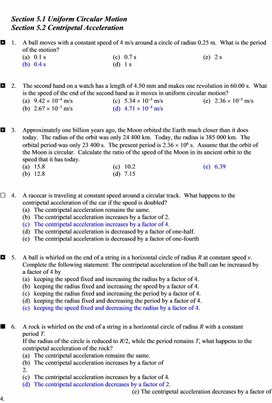 Обложка для материала Physics 10 Kinematics Rotational Motion Formative assessment
