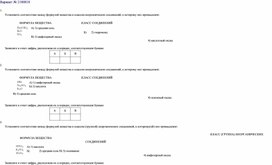 Тест по химии "Классификация и номенклатура неорганических соединений" (11 класс, химия)