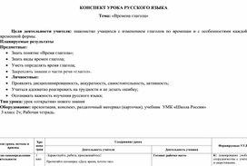Обложка для материала времена глаголов