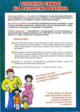 Обложка для материала влияние семьи
