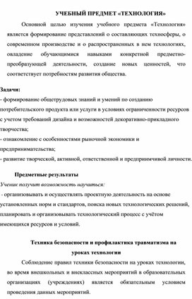 Обложка для материала Развитие способностей на уроках технологии