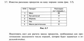 Материал по информатике задание и упражнения по Excel