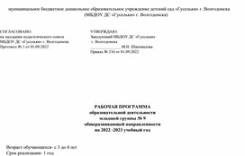 Рабочая программа  вторая младшая группа по инновационной программе " От рождения до школы"под ред.Вераксы