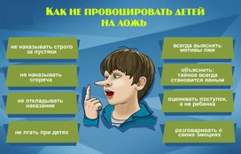 Обложка для материала как не провоцировать на ложь