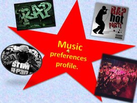 Презентация по английскому языку на тему "Music preferences profile" (10 класс, английский язык)