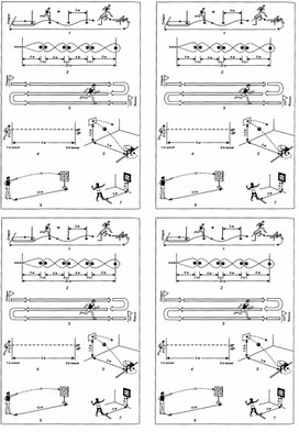 Круговая тренировка на развитие быстроты и ловкости