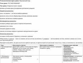 Обложка для материала техн карта окр мира