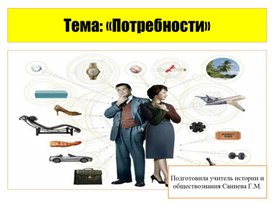 Тема "Потребности"