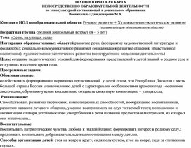 Технологическая карта НОД на тему: «Осень на улицах села»