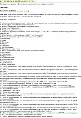 Обложка для материала Табличный процессор Microsoft Excel