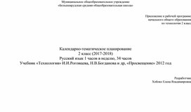 КТП по технологии 2 кл Школа России