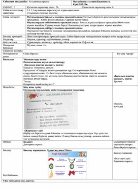 Обложка для материала Сабақтың тақырыбы:  Ас-адамның арқауы