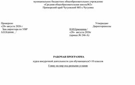Обложка для материала курс внеурочной деятельности "Гляжу на мир под разными углами"