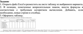 Обложка для материала Электронная таблица Microsoft Excel