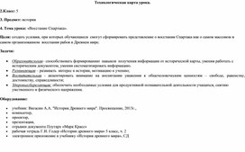 Тема урока: «Восстание Спартака».