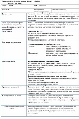 Обложка для материала Магнитная индукция