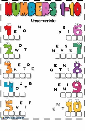 Обложка для материала Методические материалы по английскому языку "Numerals" (2 класс)