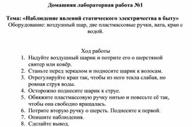 Обложка для материала Домашняя лабораторная работа