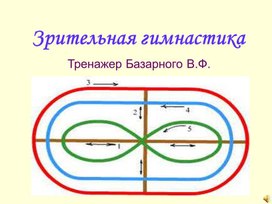 Зрительная гимнастика для глаз Базарнова (презентация)