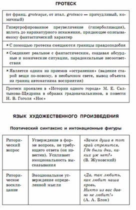 Обложка для материала литература в схемах  и таблицах