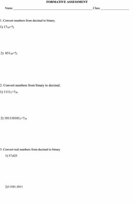 Обложка для материала Conversion between number system Data representation  didactic material 1 2 var