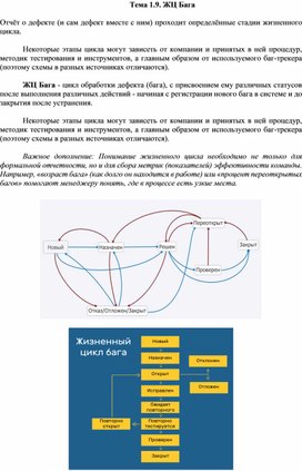 Обложка для материала Жизненный цикл бага