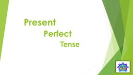 Методическая разработка урока:"Present Perfect Tense     "