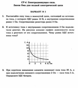 Обложка для материала Уроки по физике самостоятельная работа  для 11 классов